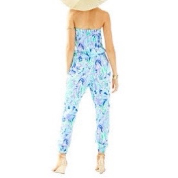Lilly Pulitzer Emiko Jumpsuit One Piece Large Lillys Lilac - Picture 6 of 8
